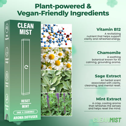 TheCleanMist Reset Mint™ Herbal Mist Stick