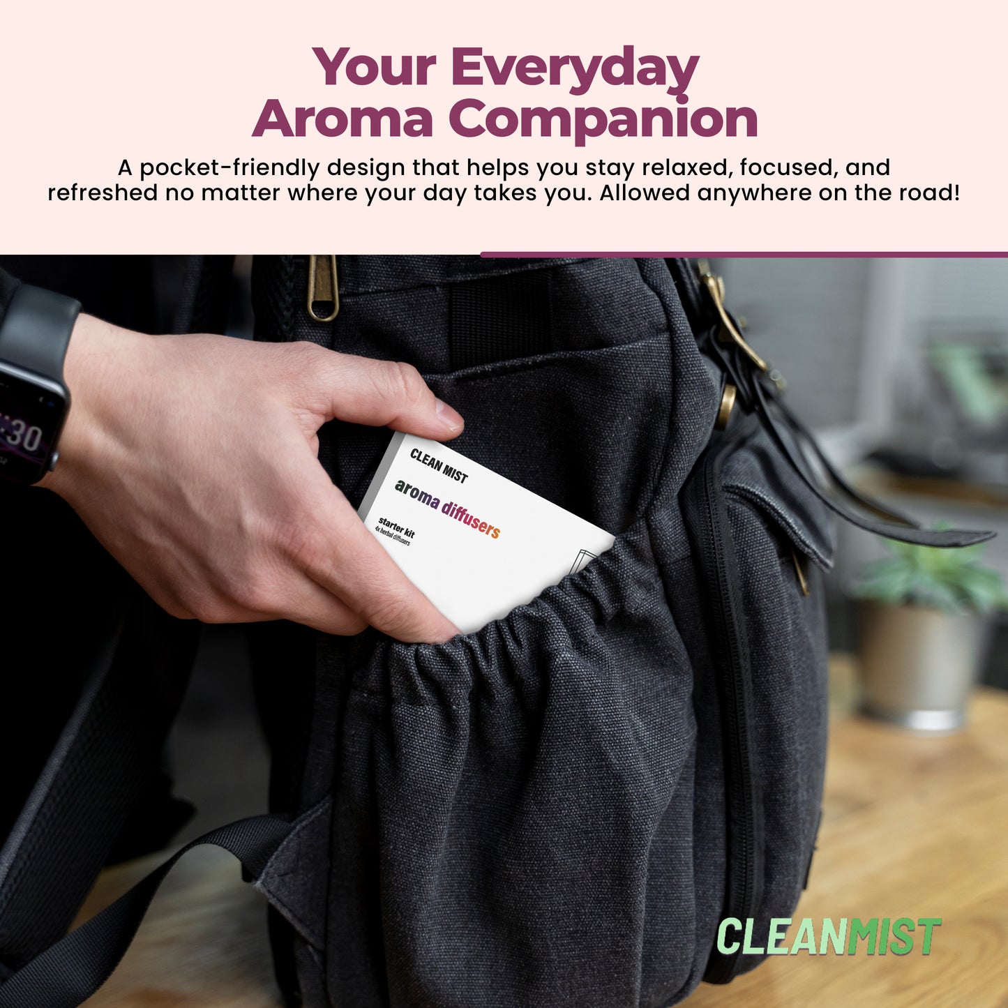 CleanMist™ Starter Kit – The 4-Flavor Aroma Set That Makes Quitting Feel Easier (Bestseller)