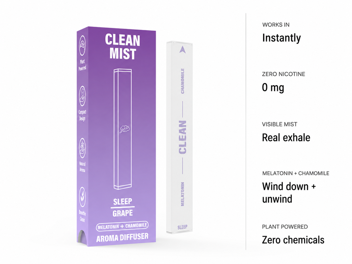 TheCleanMist Sleep Grape™ Herbal Mist Stick