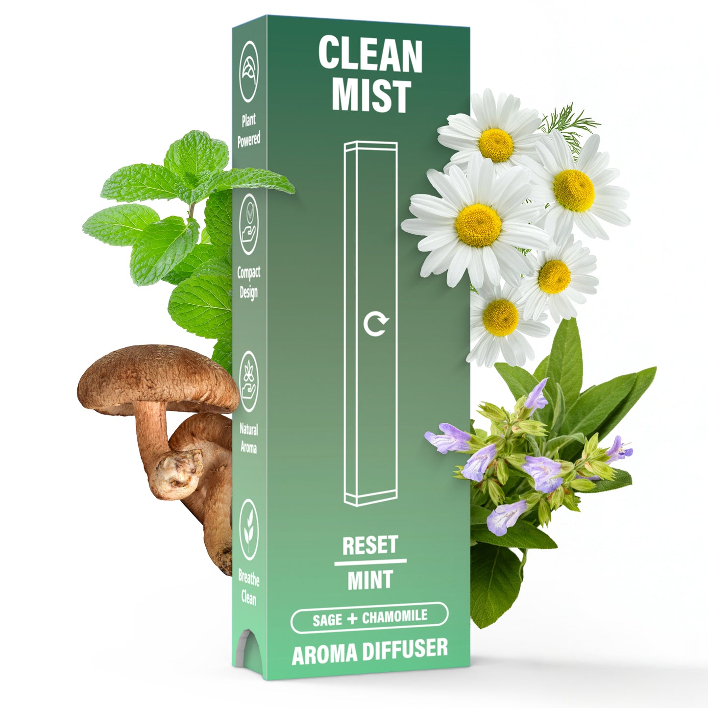 TheCleanMist Reset Mint™ Aromatherapy Stick