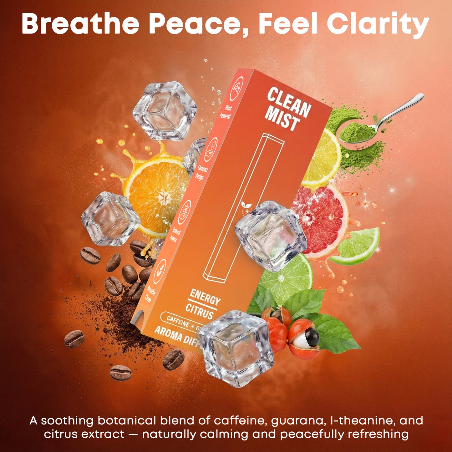 TheCleanMist Citrus Energy™ Aromatherapy Stick