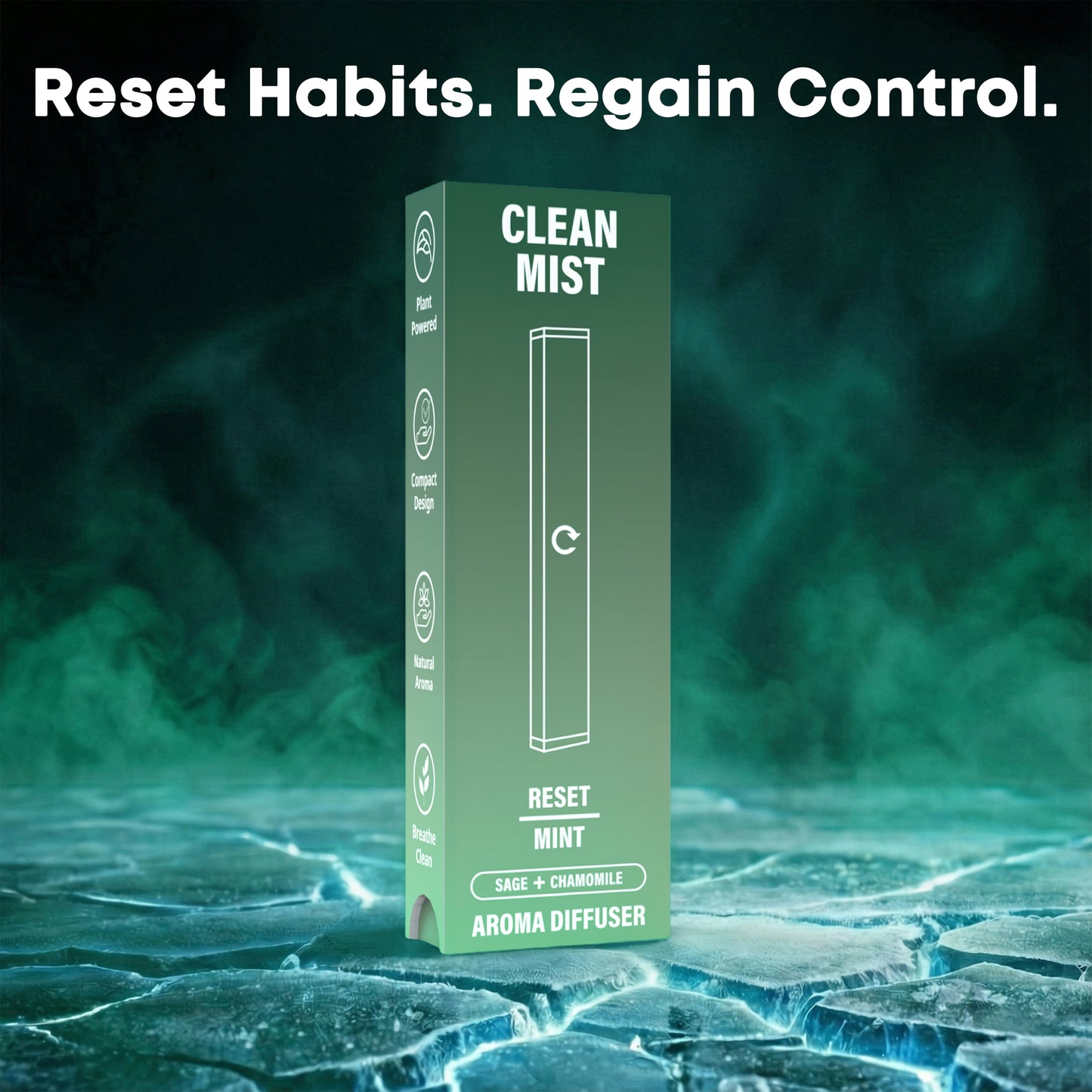 TheCleanMist Reset Mint™ Aromatherapy Stick