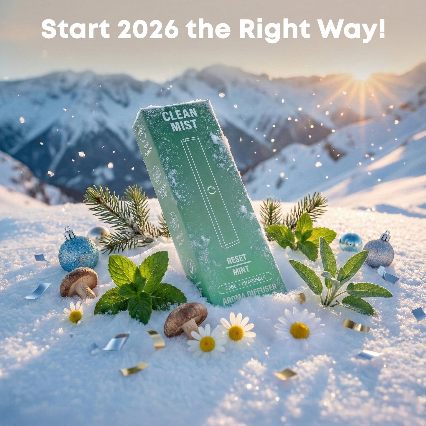 TheCleanMist Reset Mint™ Aromatherapy Stick