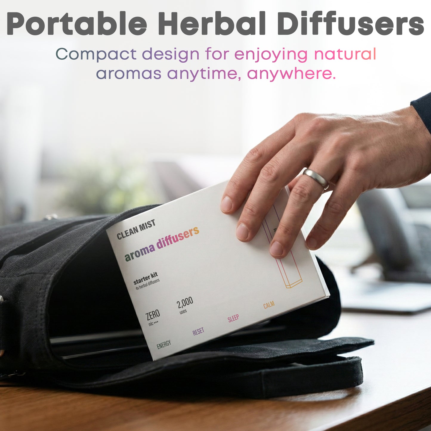 TheCleanMist Starter Kit™ – The 4-Flavor Aroma Set That Makes Quitting Feel Easier (Bestseller)