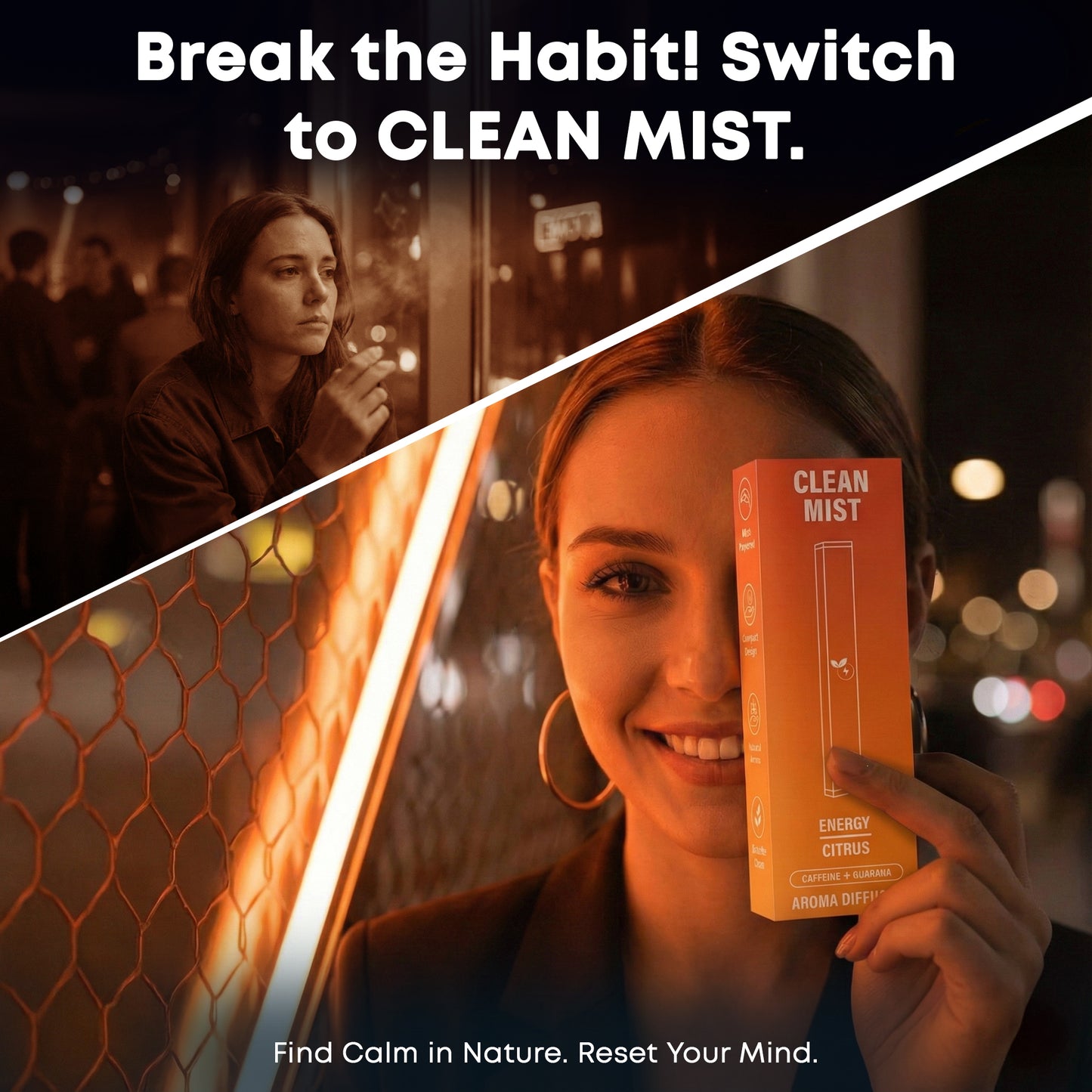 TheCleanMist Citrus Energy™ Aromatherapy Stick