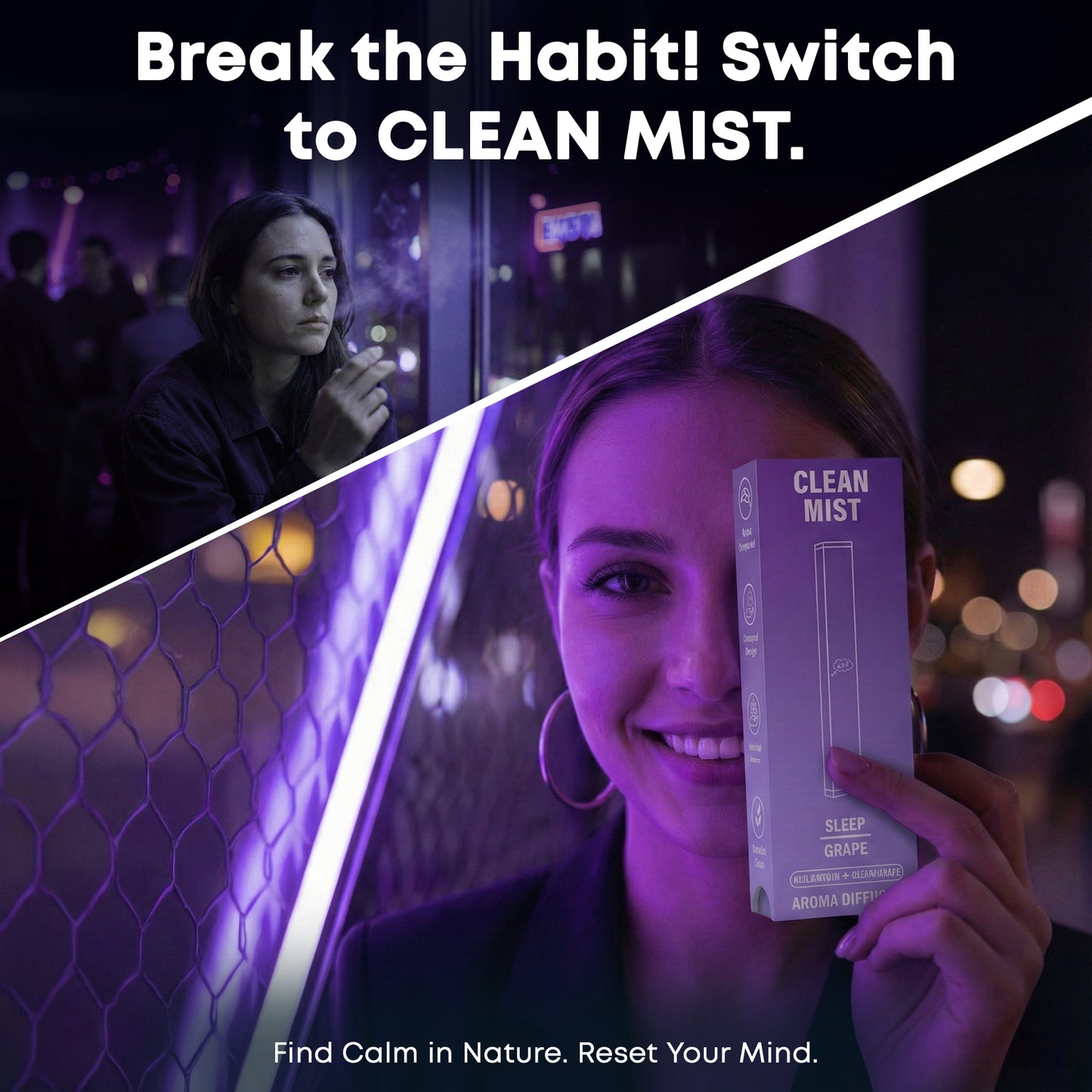 TheCleanMist Sleep Grape™ Aromatherapy Stick