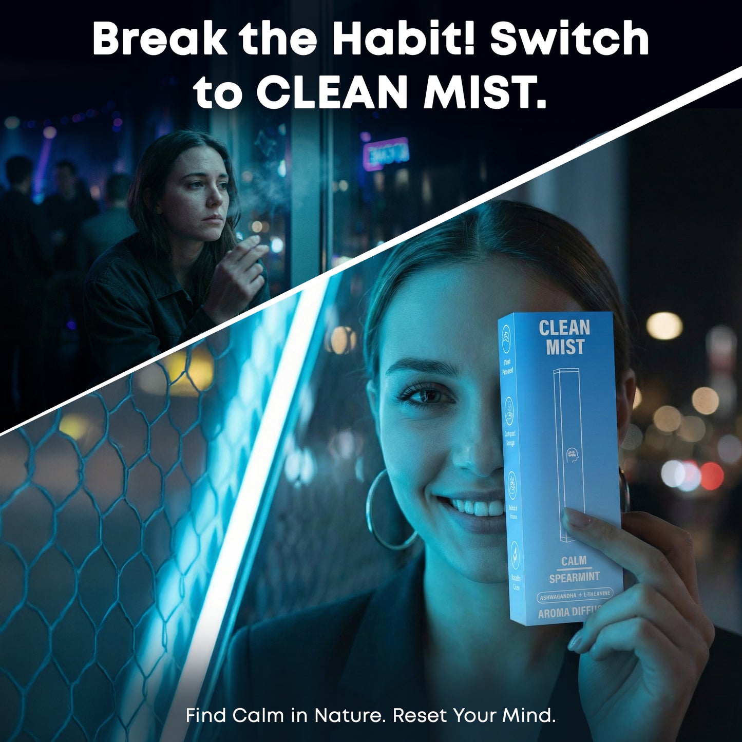 TheCleanMist Calm Spearmint™ Aromatherapy Stick